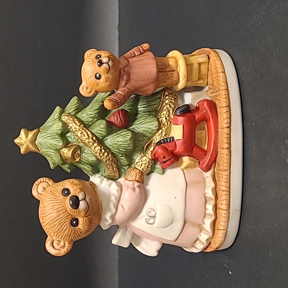 Homco Christmas Bears